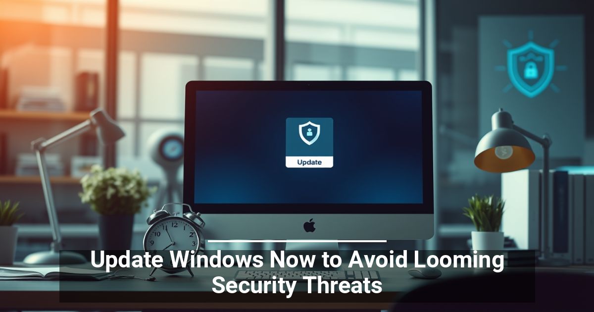 Update Windows Now to Avoid Looming Security Threats